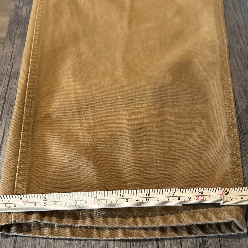 Carhartt Loose Fit Carpenter Pants Mens 42x30 Tan Utility Work Jeans Rugged - Picture 12 of 12